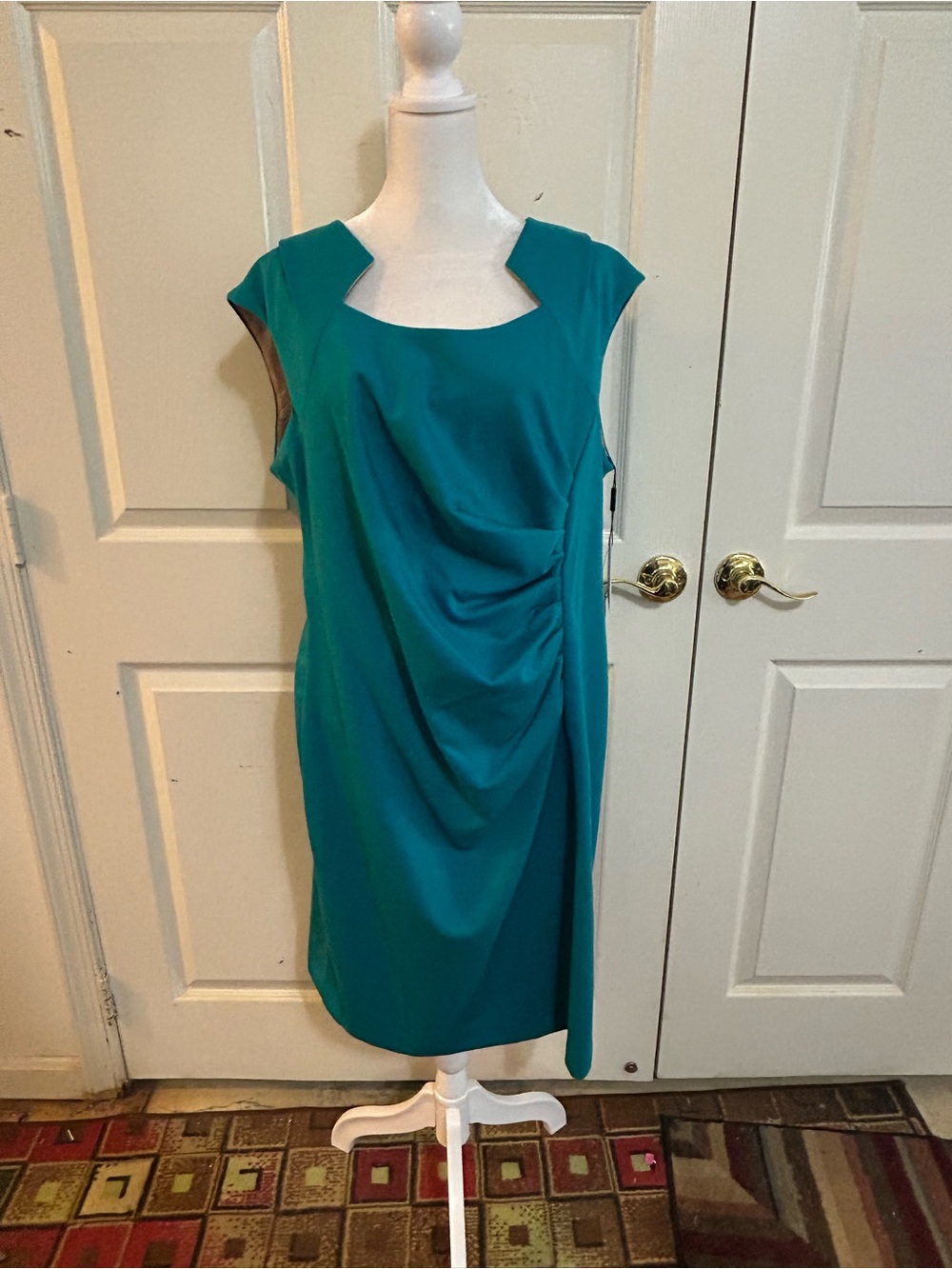 NWT Calvin Klein teal dress, size 16W